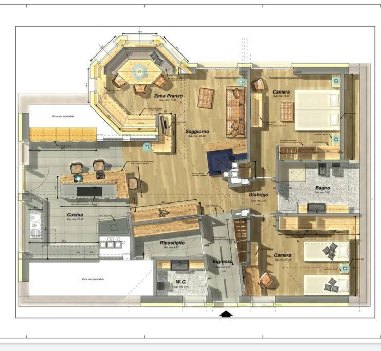 Appartamento L' Aier - Arabba - Dolomiti Livinallongo Del Col Di Lana Zewnętrze zdjęcie